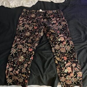 H&M floral pants 14